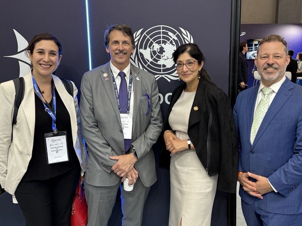 AdvancedSpace's tweet photo. Advanced Space is presenting at the International Astronautical Federations’s (@iafastro) @IAC2026Antalya Turkey, today, with Astrodynamics and Satellite Navigation (ASN) engineers Matthew Bolliger and Ethan Kayser taking the stage!

This year's International Astronautical Congress drew 8,325 abstract submissions from 108 countries, both records.

Thank you to all the leaders at @NASA, @CommerceinSpace, @UNOOSA, and everyone who engaged with the team this week. The conversations, information-sharing and new connections have been incredible and we are grateful for opportunity to connect with the global space community.

#AdvancedSpace #Innovation2Orbit #IAC2026 #Antalya #Cislunar #SpaceCommunity