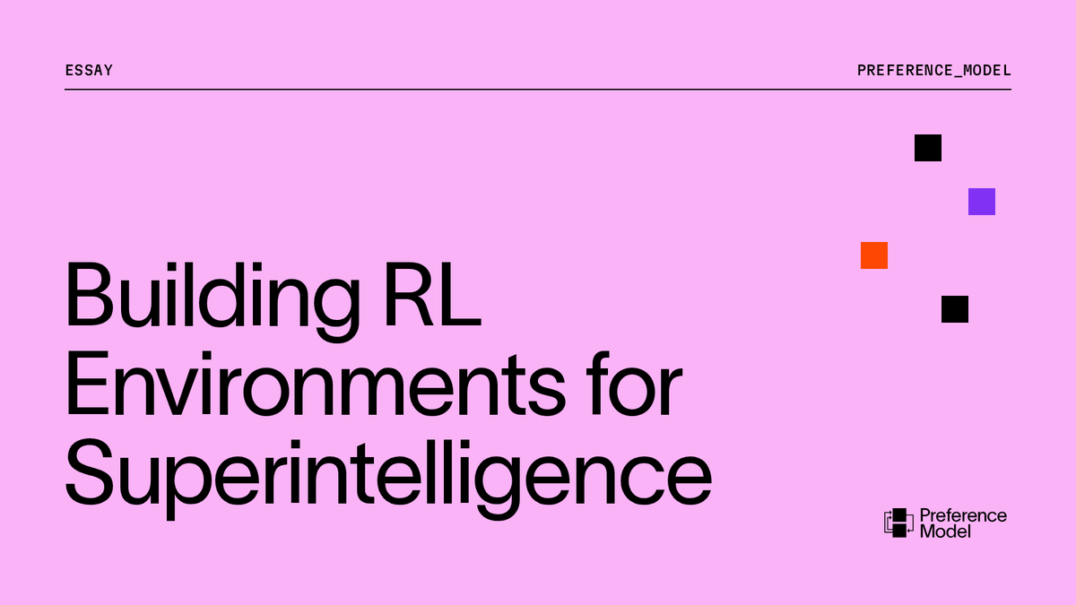 chem_safety's tweet photo. Wrote on how we're thinking about building RL environments for superintelligence https://t.co/4V6NMIrVjF