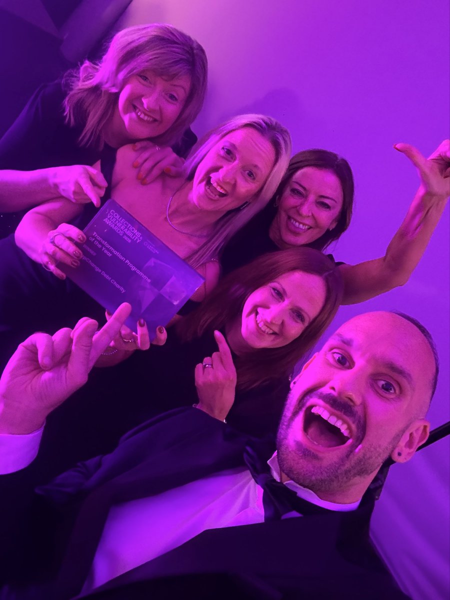 itsrichardlane's tweet photo. What an end to an incredible day. Thank you to the amazing @StepChange colleagues who worked to transform the charity and who earned this award. And thank you, #CVawards @Credit_Strategy. https://t.co/UHYfNz3aQ0