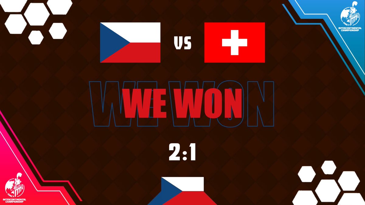 TeamCZE_CR's tweet photo. 🏆@CR_Supremacy Intercontinental Championship
▪️Group Stage - 2nd round 
🇨🇿 2:1🇨🇭

GGs @CR_Switzerland https://t.co/RIm32o9res