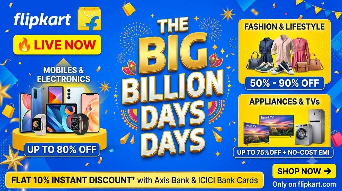 amolsingh98's tweet photo. Big sale season = Big scam season. 🛑
If an offer sounds ridiculously cheap, double-check the URL before you pay. Phishing sites clone @Flipkart daily to steal card details and OTPs.
Stay alert and verify before you click!
#ScamAlert #FlipkartSale #OnlineFraud #StaySafeOnline https://t.co/4XBanTnTJr