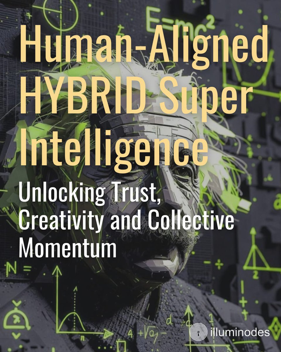 illuminodes's tweet photo. The next intelligence explosion will be HYBRID.

Open protocol based infrastructure will be what keeps it HUMAN-aligned.

When Super Intelligent systems begin orchestrating research, logistics and decision-making at scale, the decisive variable will not be raw capability instead based on GENUINE VERIFIABLE DATA

@illuminodes, the Salvadoran open-source collective building on Bitcoin rails and open-protocols, has already shipped the missing layer. Cryptographic ownership of digital presence paired with offline, privacy-preserving inference stacks. The technology developed lets organizations run high-performance models for health, identity or supply-chain data without ever exposing that data to external clouds. Super Intelligence can therefore be invited in as a COLLABORATOR rather than a CENTRALIZING force.

The collaboration opportunity is concrete. Portable, verifiable credentials issued through illuminodes developed open protocol technology allow agents to prove provenance and authorization without phone-home surveillance. @AuthenticDocapp  - type cryptographic identities and content can bind model outputs to human-approved keys, creating an audit trail that travels with the intelligence itself. In a world of agentic systems, this turns reputation into infrastructure where humans retain sovereign keys, Super Intelligent processes operate inside USER-defined boundaries and TRUTH compounds instead of concentrating.

The result is portable, and resilient intelligence that multiplies HUMAN agency rather than replacing it!!!

#elsalvador @GingerLGaetz @MariaLuisaHayem @DaniaGonzalz https://t.co/8nlw2fFI2E @ale_panameno #saludprotocol https://t.co/M0gANnGYlw
