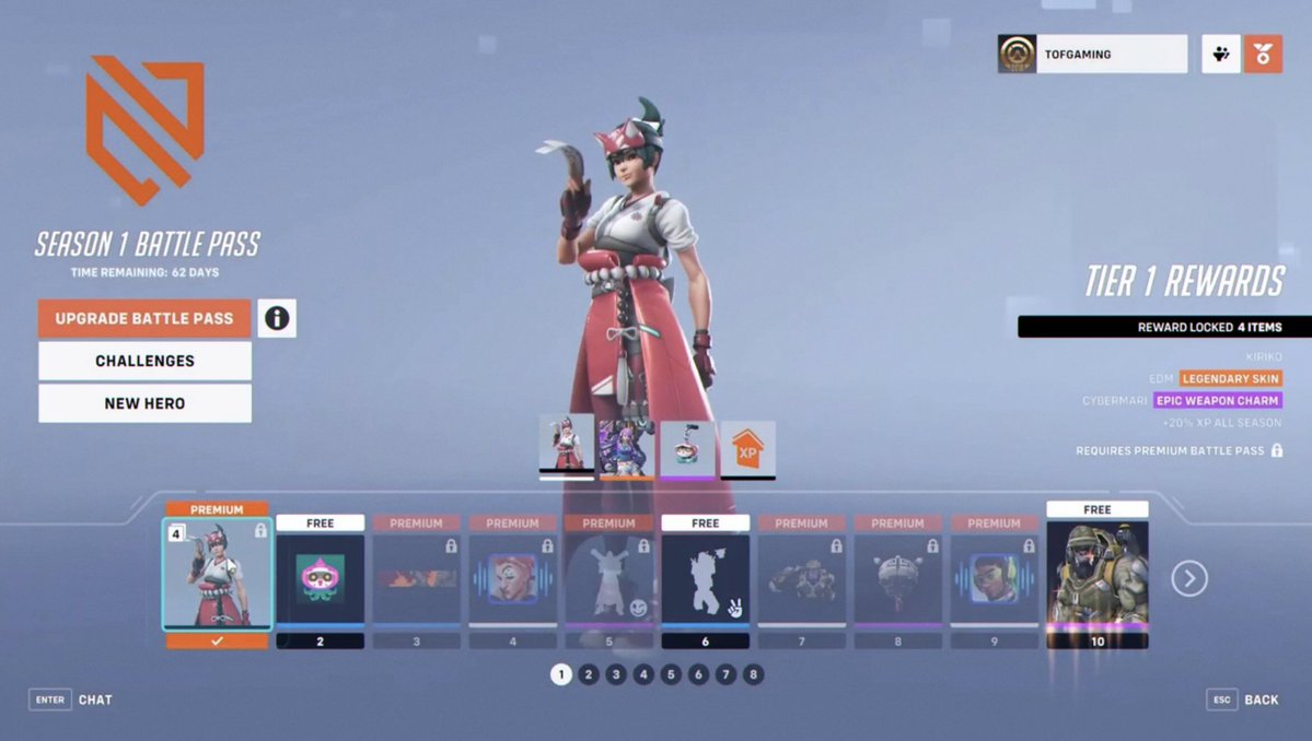 notrllysage's tweet photo. the concept of new overwatch heroes being locked behind the battle pass was so insane actually https://t.co/FbEnFSO1KU