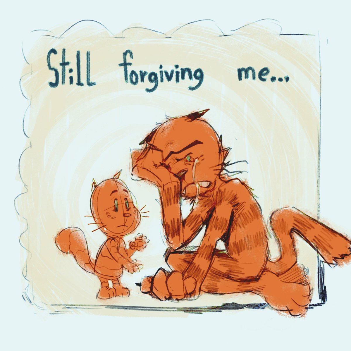 mrshmlw_vk's tweet photo. The tabby is on my mind a lot lately. Wanted to draw one of the panels cuz it speaks to me #dogman #dogmanfanart https://t.co/jgSyzKmfUW