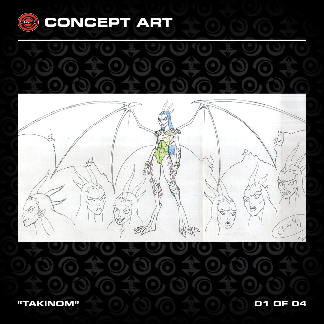 ChaoticDecoded's tweet photo. Directly from our art team: Official concept art!

As we're celebrating the 20th anniversary of Chaotic TV Show, this seems like the perfect opportunity to share some backstage studies for the animated series.

Would you like to see more of these? Let us know! https://t.co/KV8ZyS8YUg