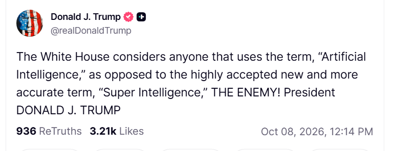 jamiedupree's tweet photo. I was hoping for Super Duper Intelligence https://t.co/tKNUozkL0H