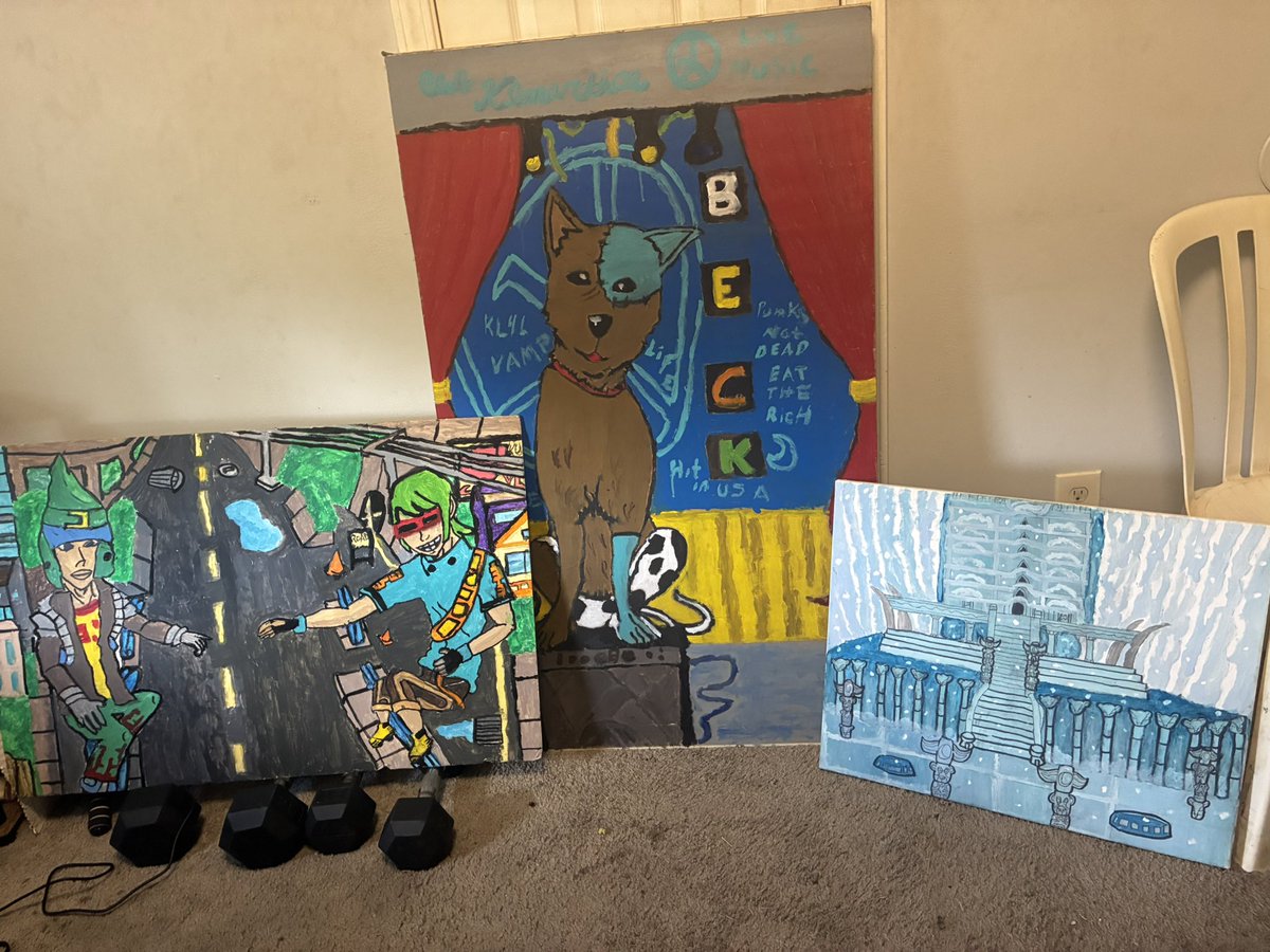 KountKuro's tweet photo. My paintings so far. Remember All Power the People ! https://t.co/9HXuOuyRhE