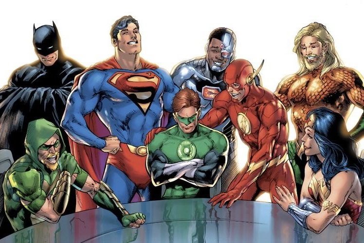 Abhay2165's tweet photo. Justice League after watching 'Lanterns' https://t.co/TJFyBt9YUw