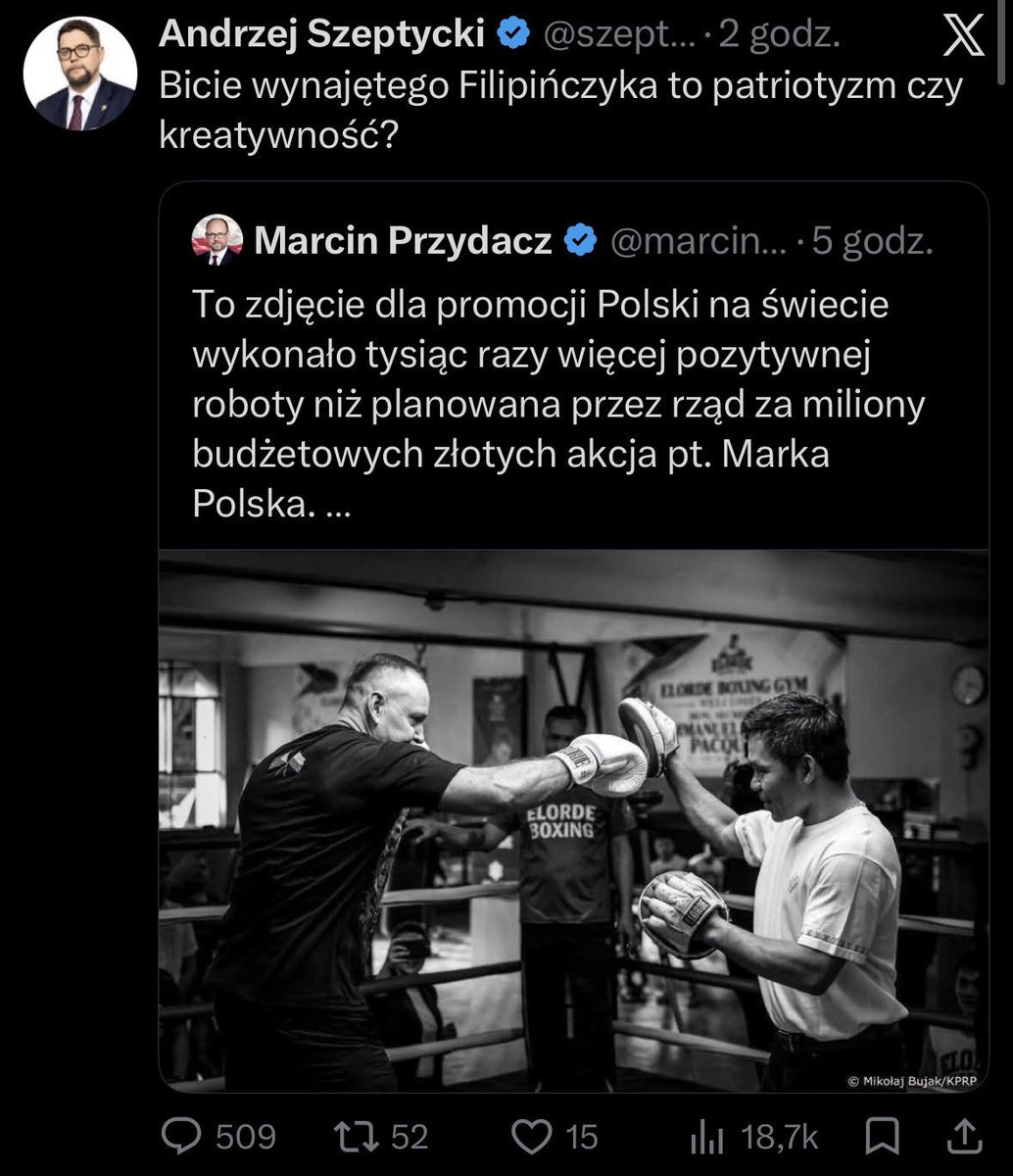 czlowiek__bobr's tweet photo. Panie @szeptycki - czemu Pan taki fajny wpis usunął? Przecież elektoratowi koalicji z pewnoscią się spodobał... https://t.co/sjAZGoIQuS