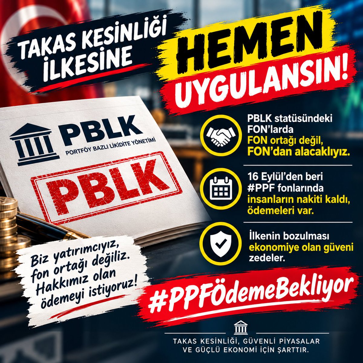 CitakMehmet46's tweet photo. @yaziliminfethi @_cevdetyilmaz @memetsimsek @RTErdogan Takas kesinliği engellenemez. Kanunsuzluklarına kanun çiğneyerek devam etmeyin
#öncePBLKsonraAraÖdeme
@_cevdetyilmaz @abakingurlek https://t.co/E5n8o65av2