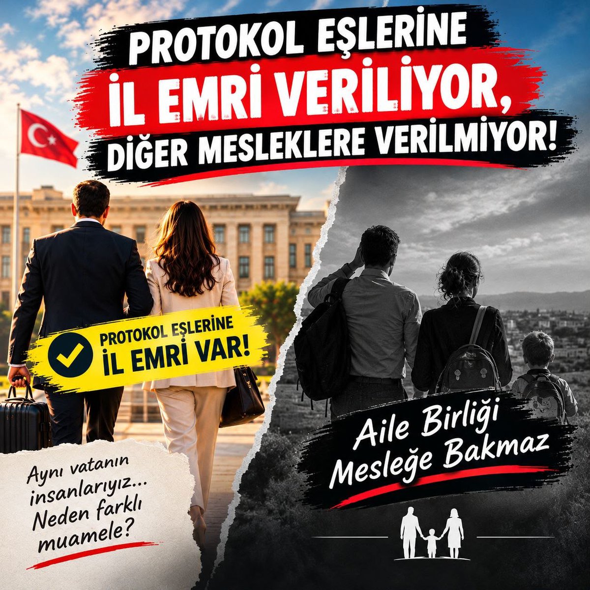 reyhannca's tweet photo. Aynı sofrada buluşma özlemi bütün öğretmen aileleri için ortak. #ProtokolNEDENbeklemedi Protokollerle sağlanan aile birliği imkânının, hayatını kısa ziyaretlere sığdıran bütün öğretmenleri kapsayan bir çözüme dönüşmesini istiyoruz. @mhulkicevizoglu @makif_yilmaz @YLMZHUN https://t.co/miGb0nVP1C