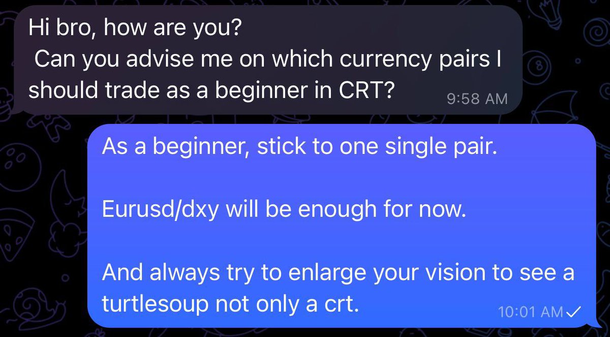 marvistradesfx's tweet photo. Always try to enlarge your vision especially on the HTF to see and identify the DOL and the Orderflow 

Don't just randomly trade CRTs without context 

You're gonna get wrecked my friend.

CC: @drturtlesouptpt https://t.co/SHGk4wzd5h