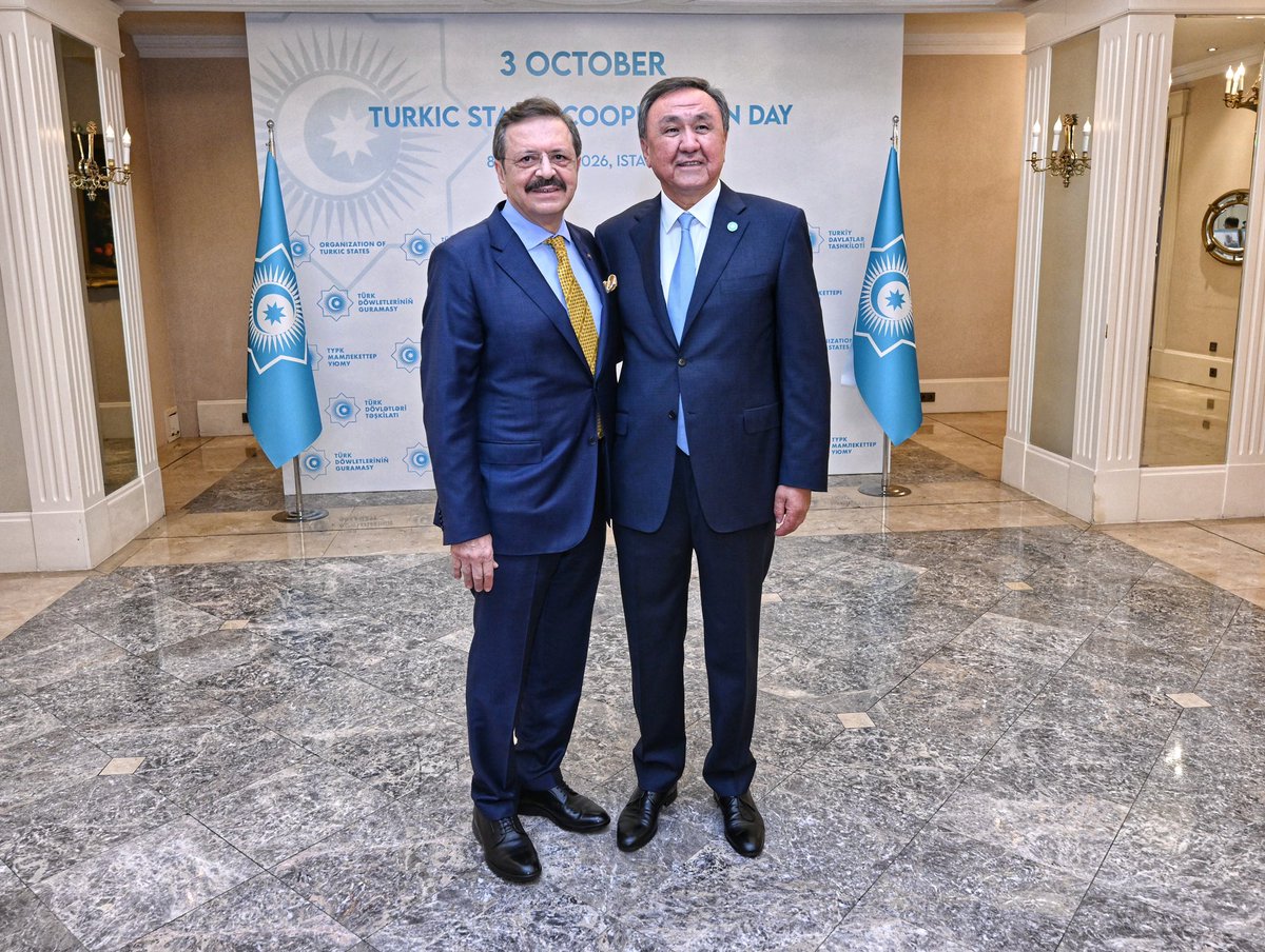 RHisarciklioglu's tweet photo. Türk Devletleri Teşkilatı’nın temellerini atan Nahçıvan Anlaşması’nın 17. yıldönümü, Türk Devletleri İşbirliği Günü resepsiyonuna katıldık.

Görev süresi sona eren Türk Devletleri Teşkilatı Genel Sekreteri Büyükelçi Sayın Kubanıçbek Ömüraliyev’e de veda ettik.

Büyükelçiye, Türk dünyasının birlik ve dayanışmasına, ekonomik ve ticari iş birliğine katkıları için teşekkür ediyoruz.