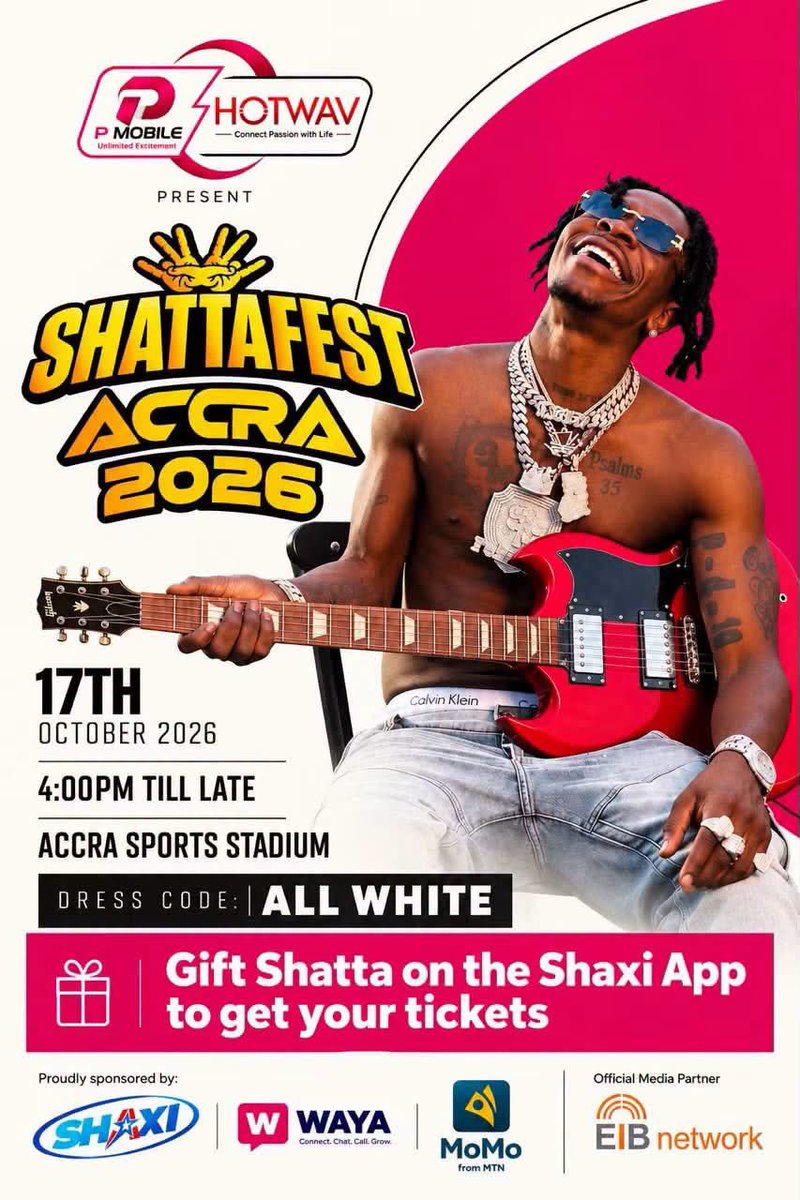 MansaMusah7046m's tweet photo. Happy Birthday To The African Dancehall king 👑 (Shatta Wale). We are going to make history again on this 17th October. Paaah paaah paaah 🔥🔥🔥
#shattawale #shattamovement https://t.co/x1SkKs7Xjs