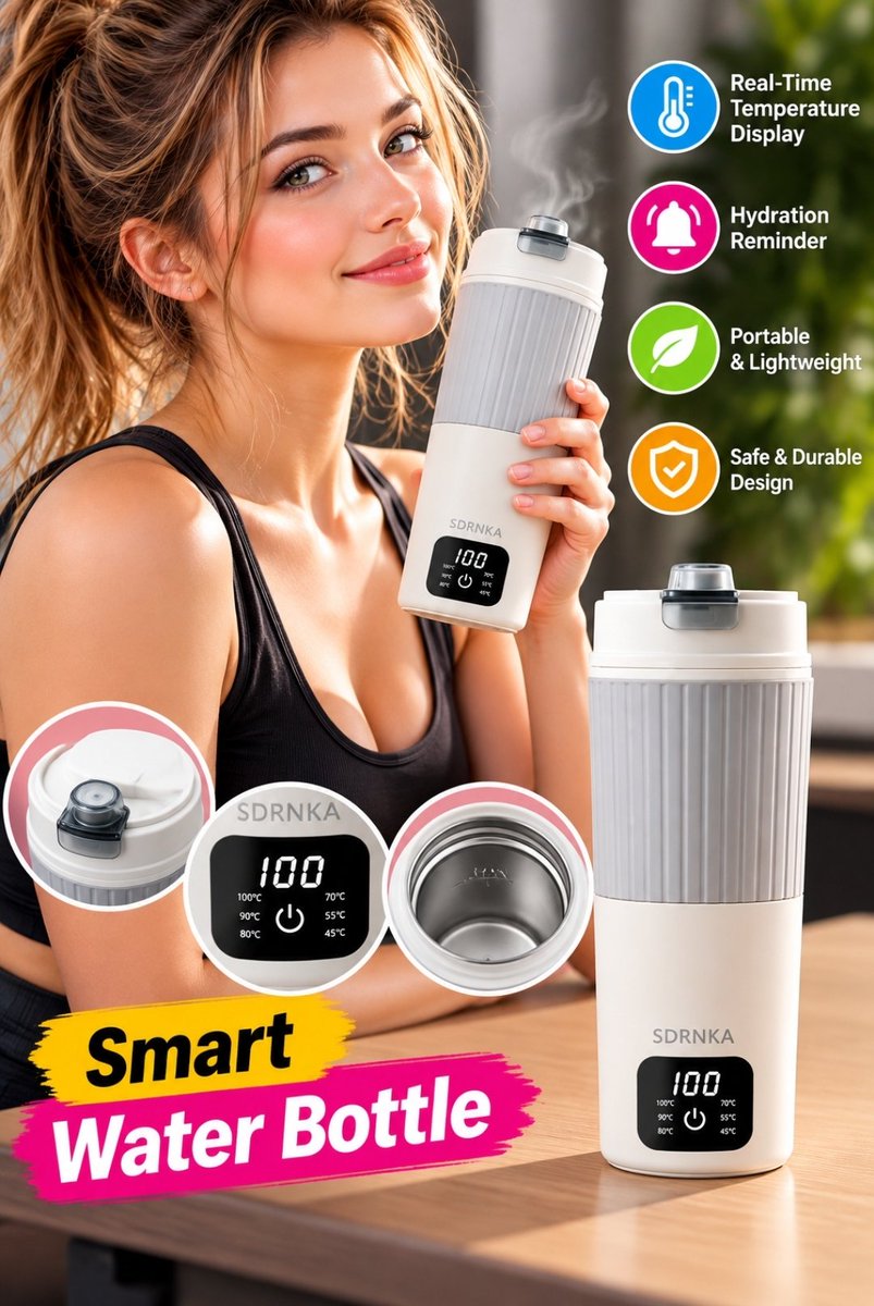 StrengthCare's tweet photo. A smart water bottle with a built-in temperature display for everyday hydration. 💧
🔗 https://t.co/R3hOHHqDL3
#SmartBottle #Hydration #Fitness #Wellness https://t.co/m3xkSrfLgN