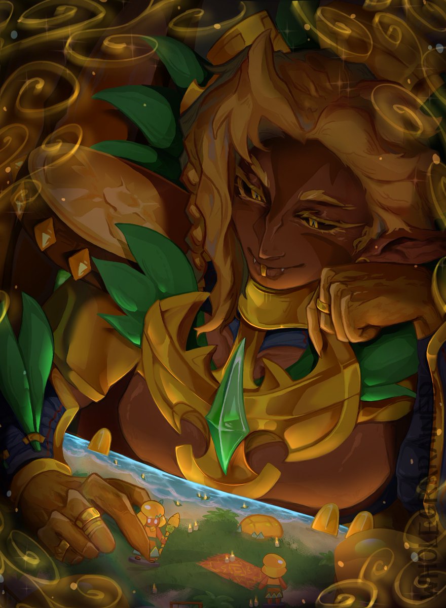 wholegrrrained's tweet photo. The golden dragon☀️
This Ananas dragon piece took me entirely too long...
#ananasdragoncookie #cookiekingdom #crk https://t.co/NqjNV4j3WI