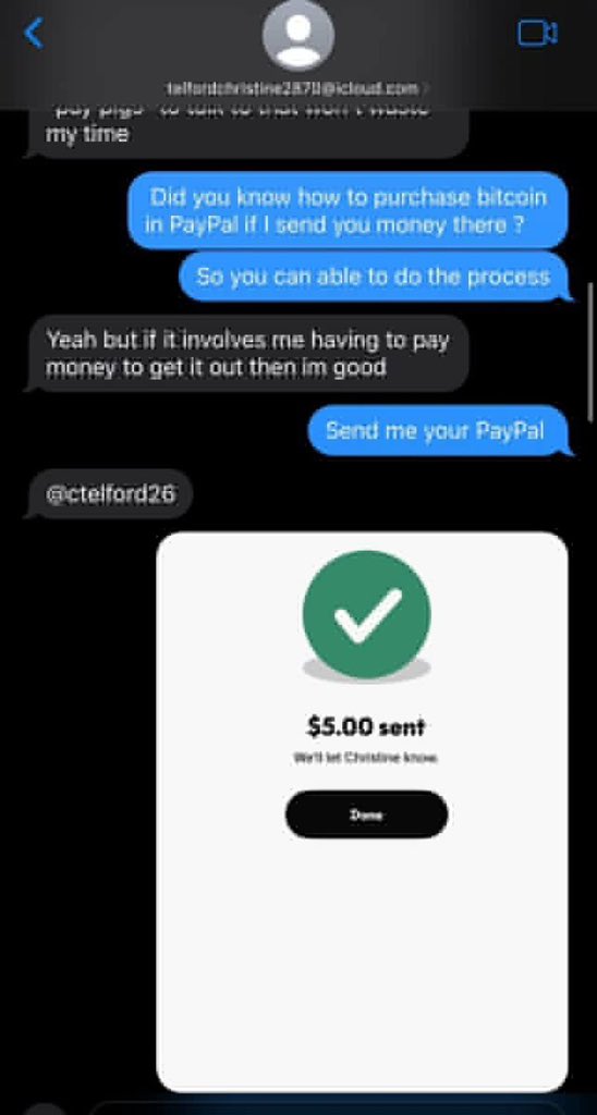 Andreza_159's tweet photo. Can I pay someone real please 

I'm tired of bots

She block me after I test her with just $5 https://t.co/AQOjF2Ad80