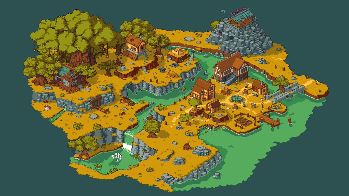 NOP_Pixels's tweet photo. Biggest isometric piece I did, 6 years ago now https://t.co/mu2ISW2pst