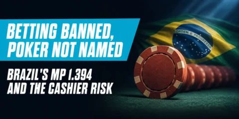 DailyPokerSpot's tweet photo. With Brazil's recent ban on fixed-odds betting, will online poker remain unaffected or is a crackdown imminent? @VIPgrinders @pokerfuse

https://t.co/8ESEikbwqR Train free: https://t.co/r8unaYIPd8 #onlinepoker #poker https://t.co/hxezK3OMkl