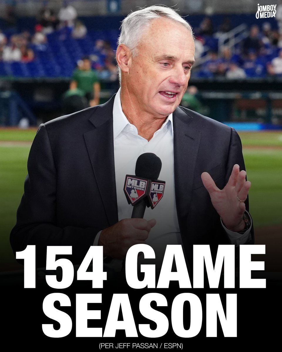 TalkinBaseball_'s tweet photo. MLB proposed a 154 game regular season to the MLBPA today, per @JeffPassan 

They also proposed division series expanding to seven games and higher seeds getting to choose their playoff opponents https://t.co/fglAlmp2tj