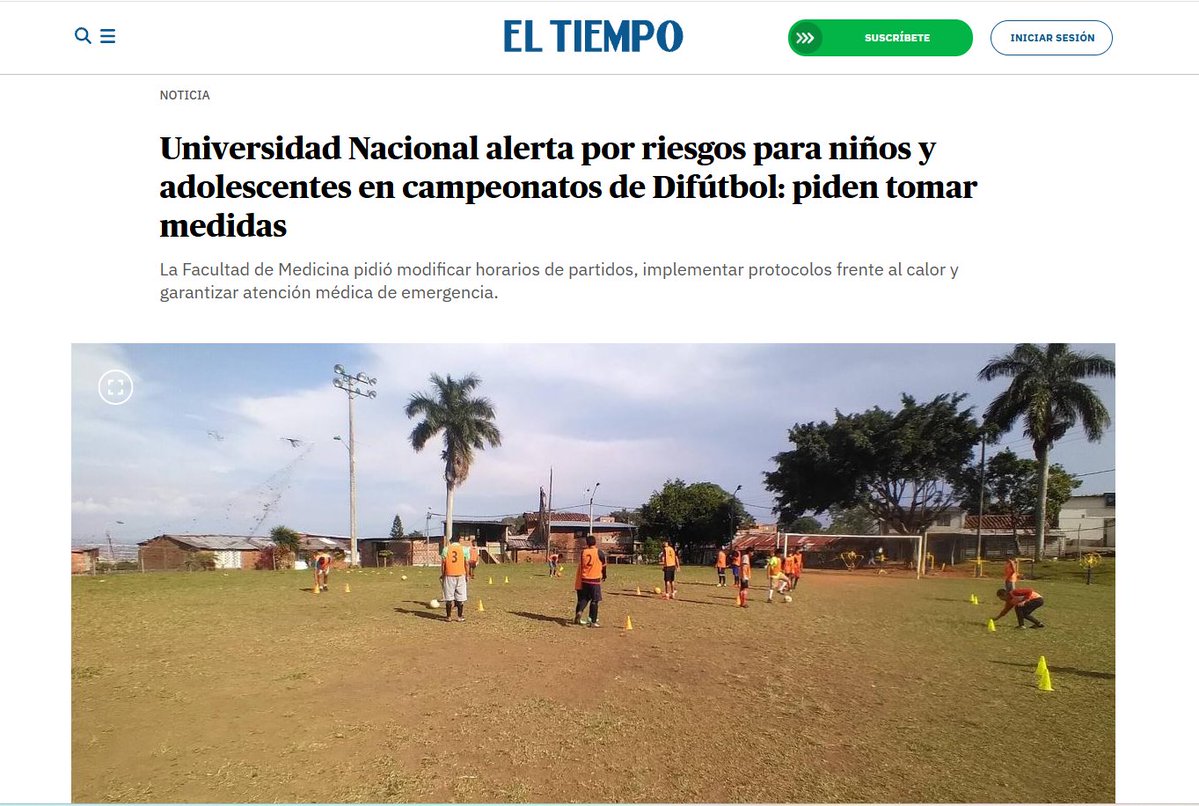 jfernandogalvan's tweet photo. #EsTiempoDeSumar por la seguridad y la salud de los niños y niñas futbolistas en nuestro país. Es el llamado desde La Facultad de @MedicinaUNAL a la @DifutbolCOL y a otras instancias que manejan el futbol en Colombia.
https://t.co/4ePjUxYQoz https://t.co/Ed1arhPnCA