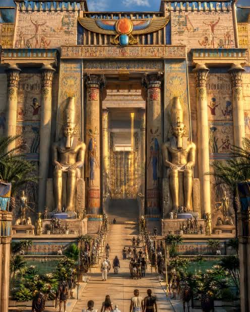Kalydosos77's tweet photo. He built a massive fortress or wall named “Nefer”! 

Egyptian Engineers/Architects designed Memphis to control trade networks and erect regional defense from future marauding tribes https://t.co/xqPSiDgVs3