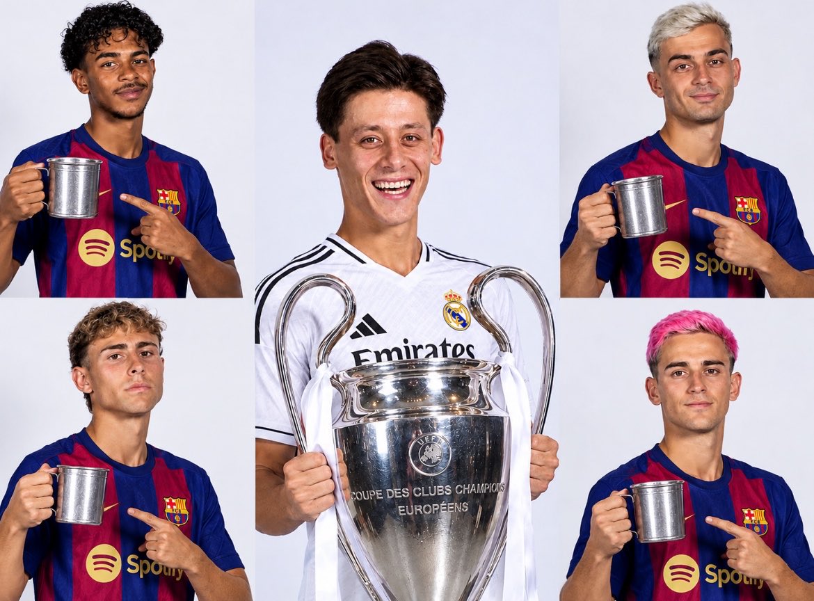 ClinchRMCF's tweet photo. Spot the difference. https://t.co/mSvd4ho9y2