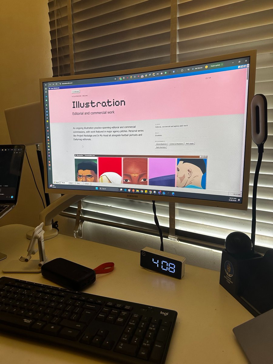MandyBillz's tweet photo. After way too much procrastination, I finally built my portfolio. 😭

Made it feel like me, added some fun features and little details along the way.

https://t.co/F2DCZDyqCD https://t.co/F5CVFMUvFW