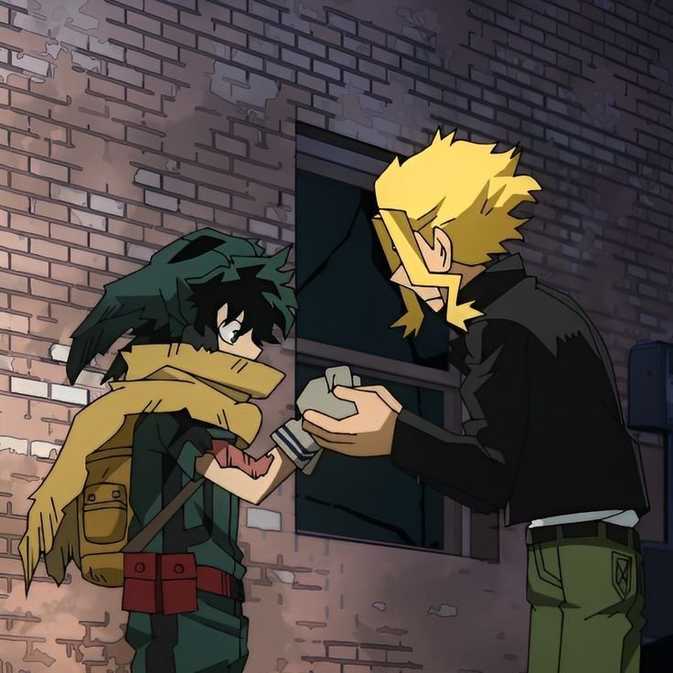 iizuukum's tweet photo. All-Might was Izuku's biogical dad all along everyone give a formal apology to shoto todoroki he just was ahead of his time https://t.co/qwOcrziFWr