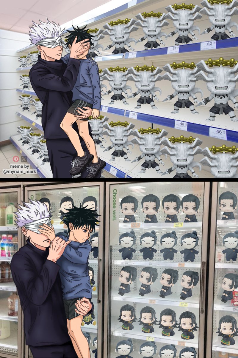 Myriam_mark's tweet photo. Shopping with dad

#JujutsuKaisen #satosugu #GojoSatoru #GetoSuguru #megumi https://t.co/ETz48RM47j