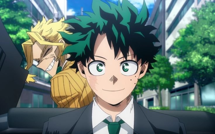 iizuukum's tweet photo. All-Might was Izuku's biogical dad all along everyone give a formal apology to shoto todoroki he just was ahead of his time https://t.co/qwOcrziFWr
