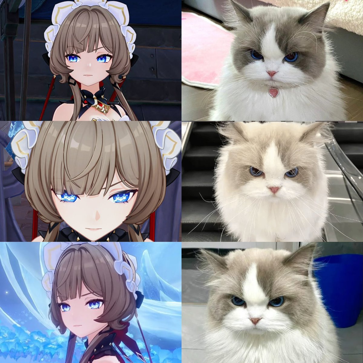 Genshin_Forever's tweet photo. Angry Sandrone looks so much like Kitty. https://t.co/SXW397S7ch