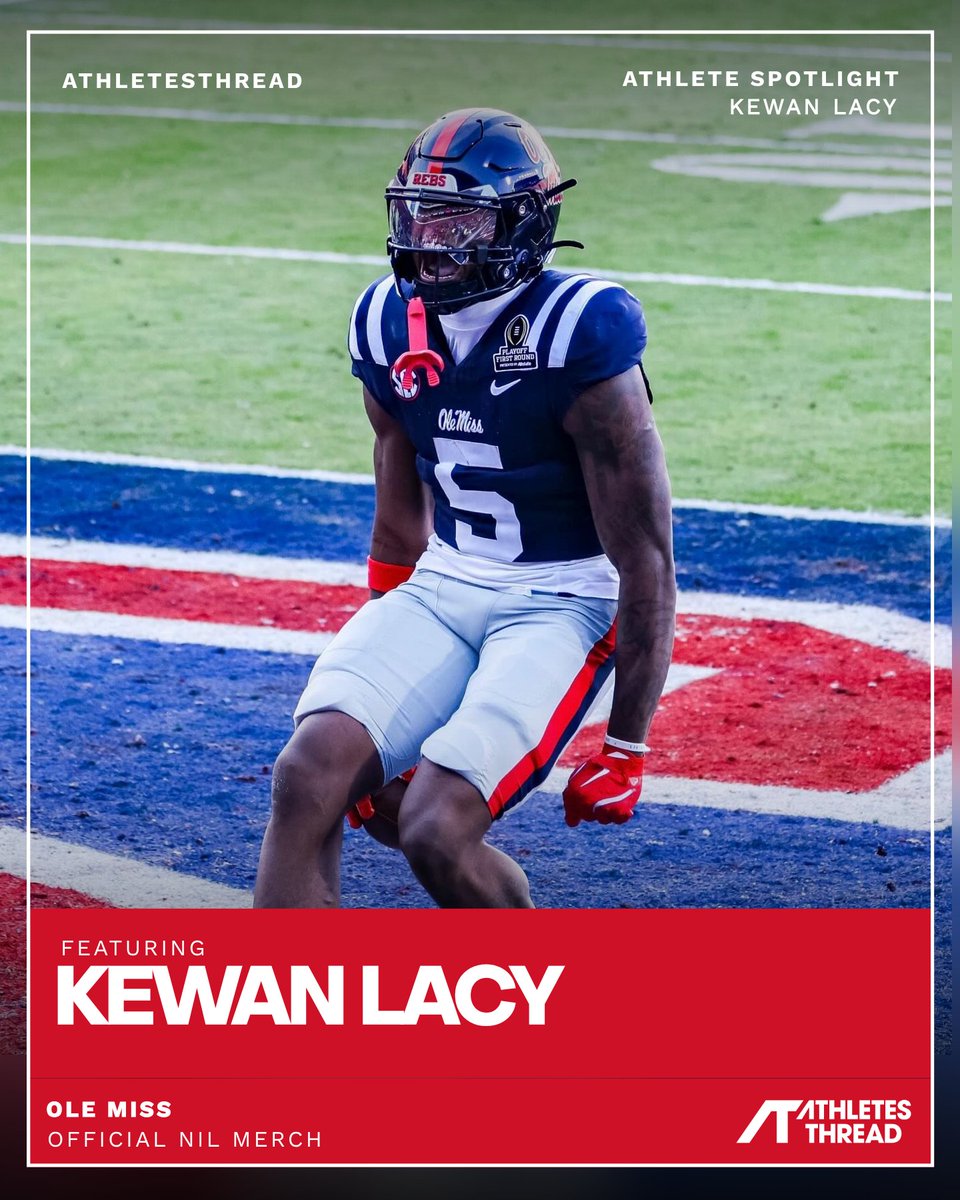 OleMissThreads's tweet photo. What a season from Kewan Lacy! 🔥

Kewan Lacy is a junior running back from Dallas, TX. He has 191 rushing yards and 4 rushing touchdowns this season for the Rebels!

Hotty Toddy! Support Kewan and Ole Miss with every purchase! https://t.co/dtPPSBGXKO

📸 olemissfb @Kewanlacy https://t.co/A5sWad2bhI