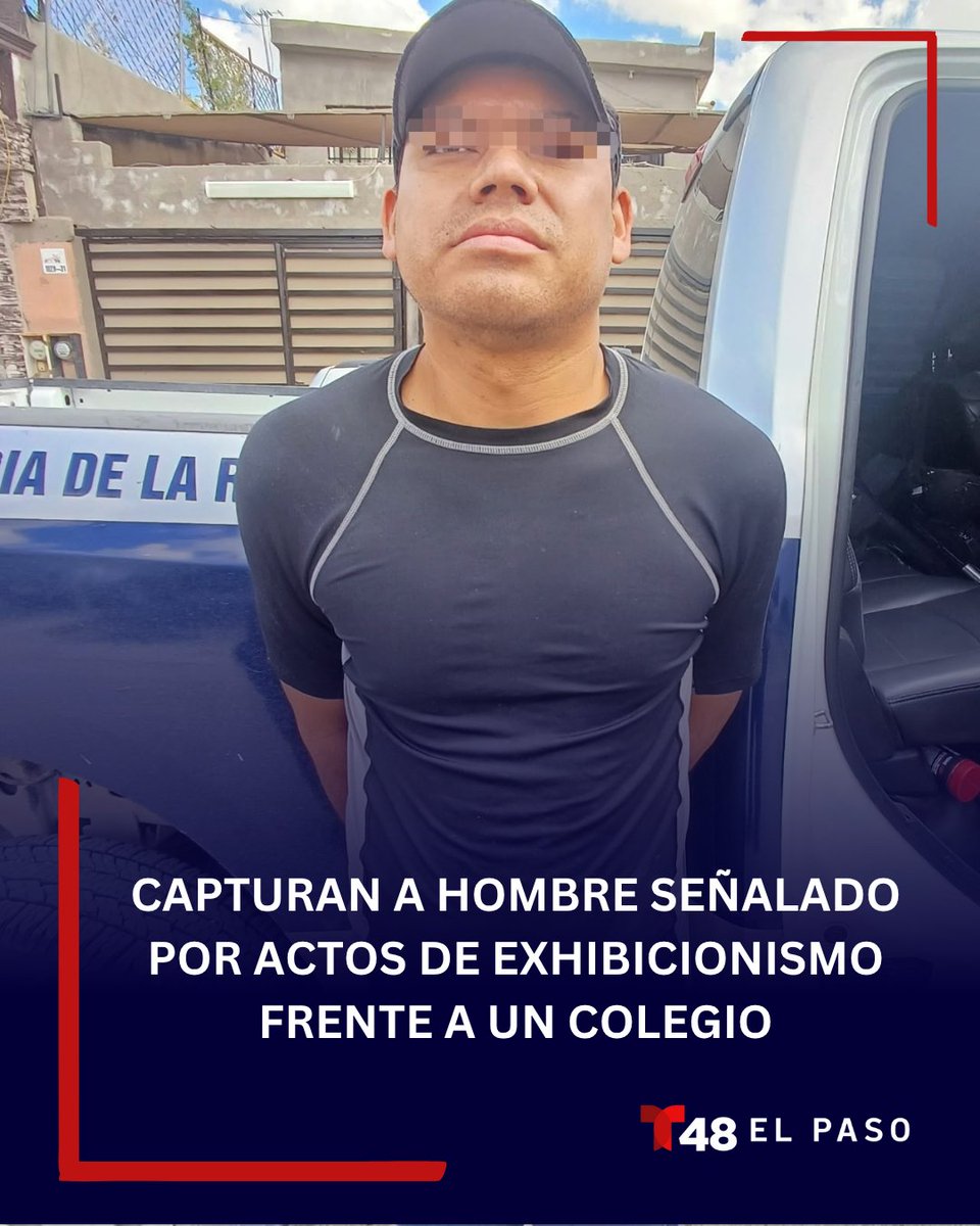 TelemundoEP's tweet photo. 🚨🏫 Presunto exhibicionista frente a un colegio desata movilización policial en Juárez. 

Más aquí: https://t.co/g35tdlrcwm

#Telemundo48EP #CiudadJuarez #Crimen https://t.co/Na8lPU7i3C