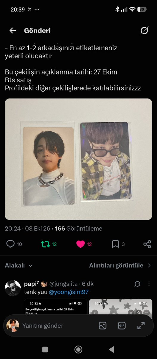 NehirTademwt's tweet photo. @wiswqr Teşekkürler aşkımmm 💗💗💗
@lunveis @Bts_Army_start https://t.co/YET0HAQm9l