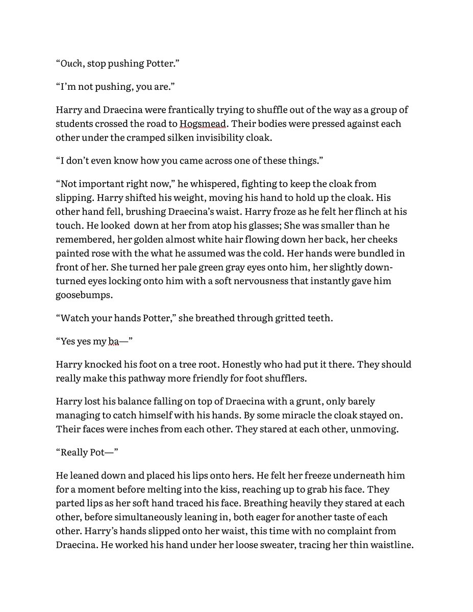 LKA_Yume's tweet photo. #Malfoid #HarryPotter #DracoMalfoy #DracoFem #FanFiction
A small adventure to Hogsmead gone wrong (right?) https://t.co/8yVvqeIXVV