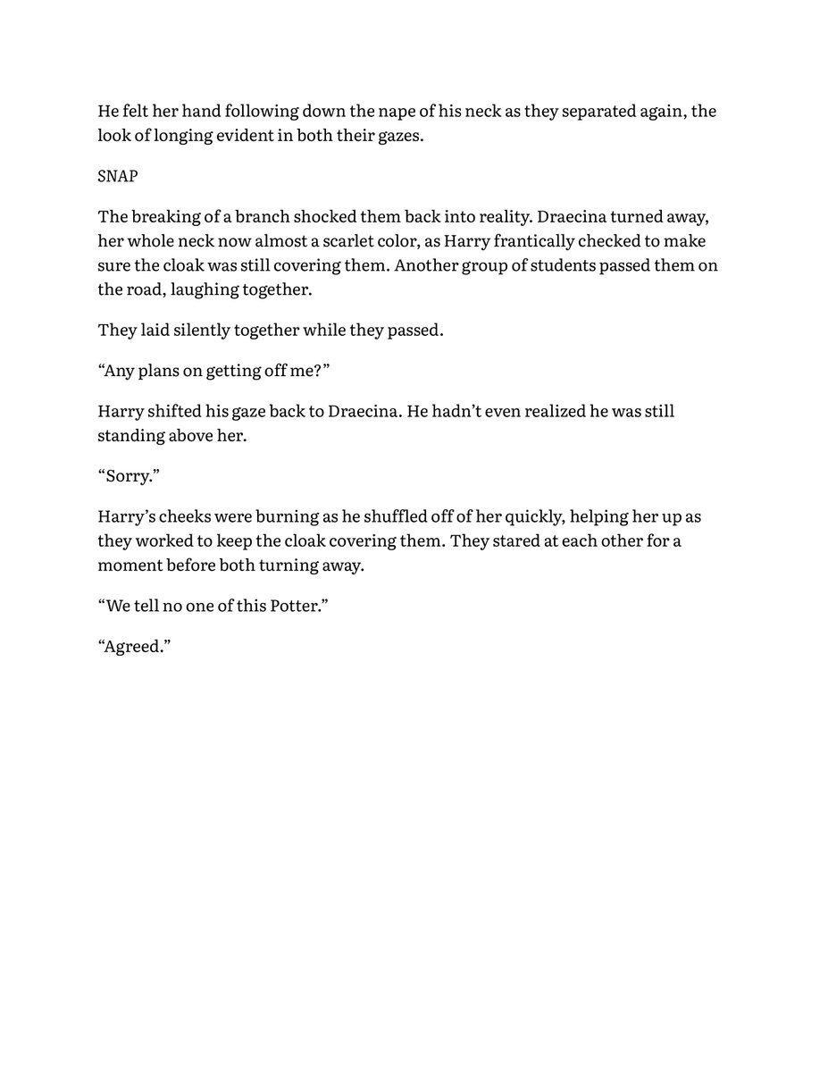 LKA_Yume's tweet photo. #Malfoid #HarryPotter #DracoMalfoy #DracoFem #FanFiction
A small adventure to Hogsmead gone wrong (right?) https://t.co/8yVvqeIXVV