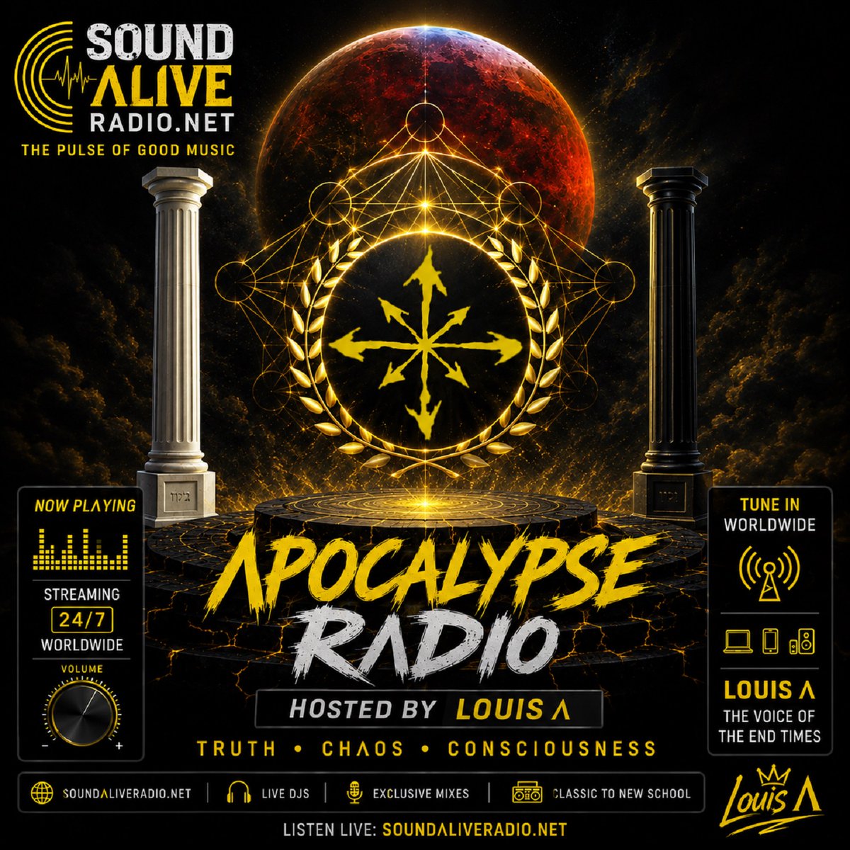 THEREALESMITTY's tweet photo. 🚨New Stations Launching By @AlBonDeega &amp; @louis_a_613 Imminently on The World's First Fully Decentralized Radio Network @SoundAliveRadio 

⚡️Powered By the @EvernodeXRPL DePIN

🙏Follow us &amp; make sure to tune in &amp; Download the APP for free!!!👉👉👉https://t.co/MOtnc3iGP1 https://t.co/wRXRSchcRH