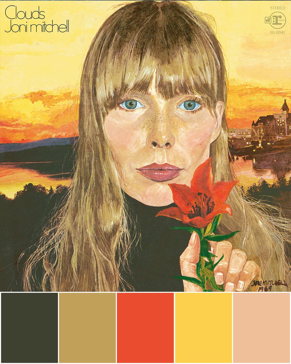 jonimitchell's tweet photo. A painter’s palette 💙

Covers painted by Joni through the years https://t.co/6P9N1PWTPz