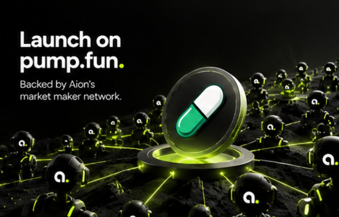 AionMM_'s tweet photo. Introducing Aion from ideas to markets.

A launchpad built with its own autonomous market-making network.

Launch your token directly on https://t.co/Ph5DtkRs7k through Aion, and available market makers begin trading and supporting the market from launch by generating volume and increasing liquidity.

The model is built to scale itself:
Launch → Market make → Creator rewards → Fund more market makers → Support more launches.

50% of creator rewards go to the token creator.
50% flows back into Aion to fund and deploy more market makers.

As Aion grows, the network behind every launch grows with it.

You create the market. Aion keeps it moving.