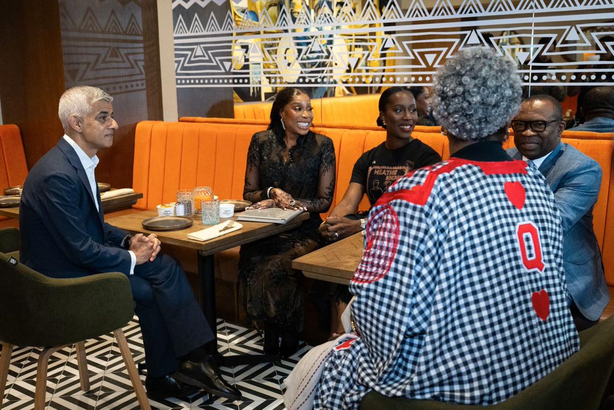 MayorofLondon's tweet photo. From Nollywood to London, the story continues.

I’m delighted to welcome EbonyLife Place London, a new home for African and Black film, music, art, fashion and food.

Proud to celebrate both Lagos and London, two global capitals of creativity. https://t.co/jtwYqePYIW