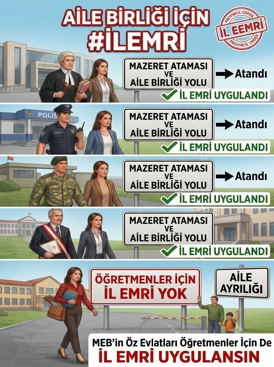 Ucar067's tweet photo. @KezbanKonukcu Eşimizin yanında, çocuğumuzun günlük hayatında bulunabilmek istiyoruz. Aile 10 Yılı kapsamında, kontenjan yetersizliği yüzünden gerçekleşmeyen mazeret atamalarımıza aile bütünlüğünü gözeten bir çözüm bekliyoruz. #ProtokolNEDENbeklemedi @kemalkarahanmv https://t.co/GNx04HfQFW