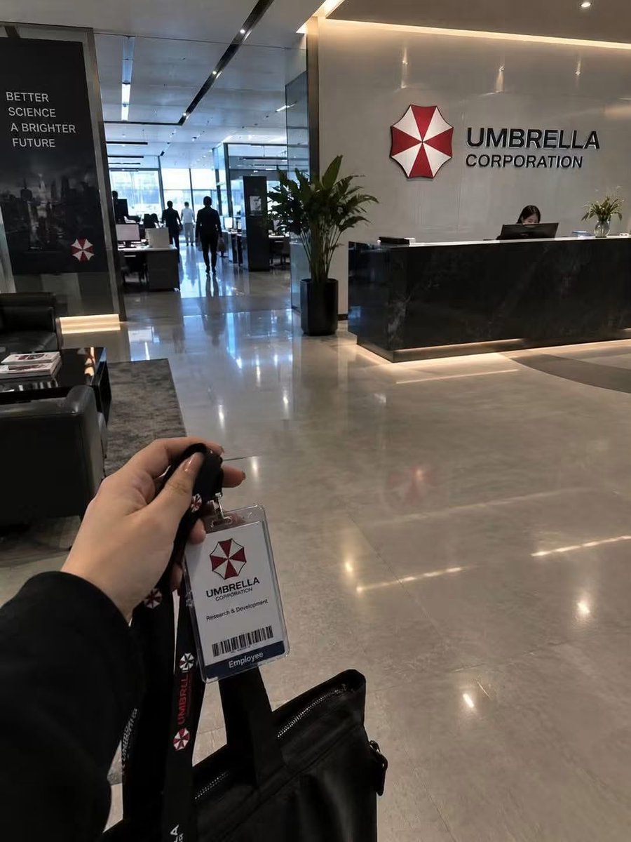En_jupiter_'s tweet photo. Si estará chido trabajar para Umbrella? https://t.co/D2bsgzmU2d