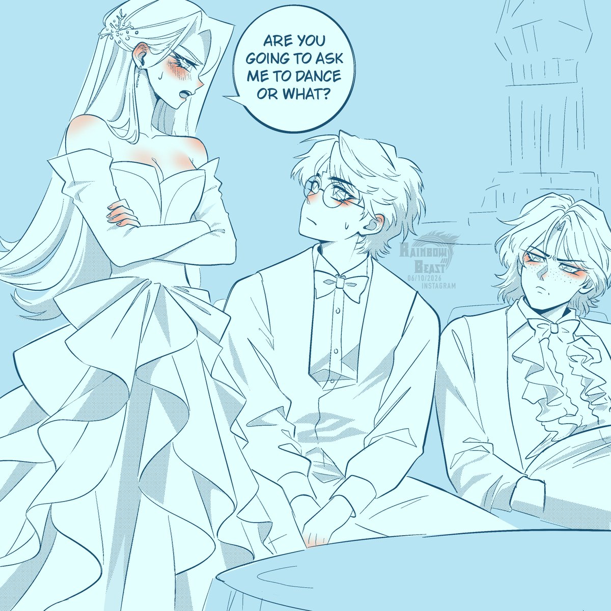 RainbowBeastArt's tweet photo. And now… let’s dance. 👀🐍💚
Harry never stood a chance. 😭
#Drarry #DracoMalfoy #HarryPotterFanart https://t.co/a087uTei4X