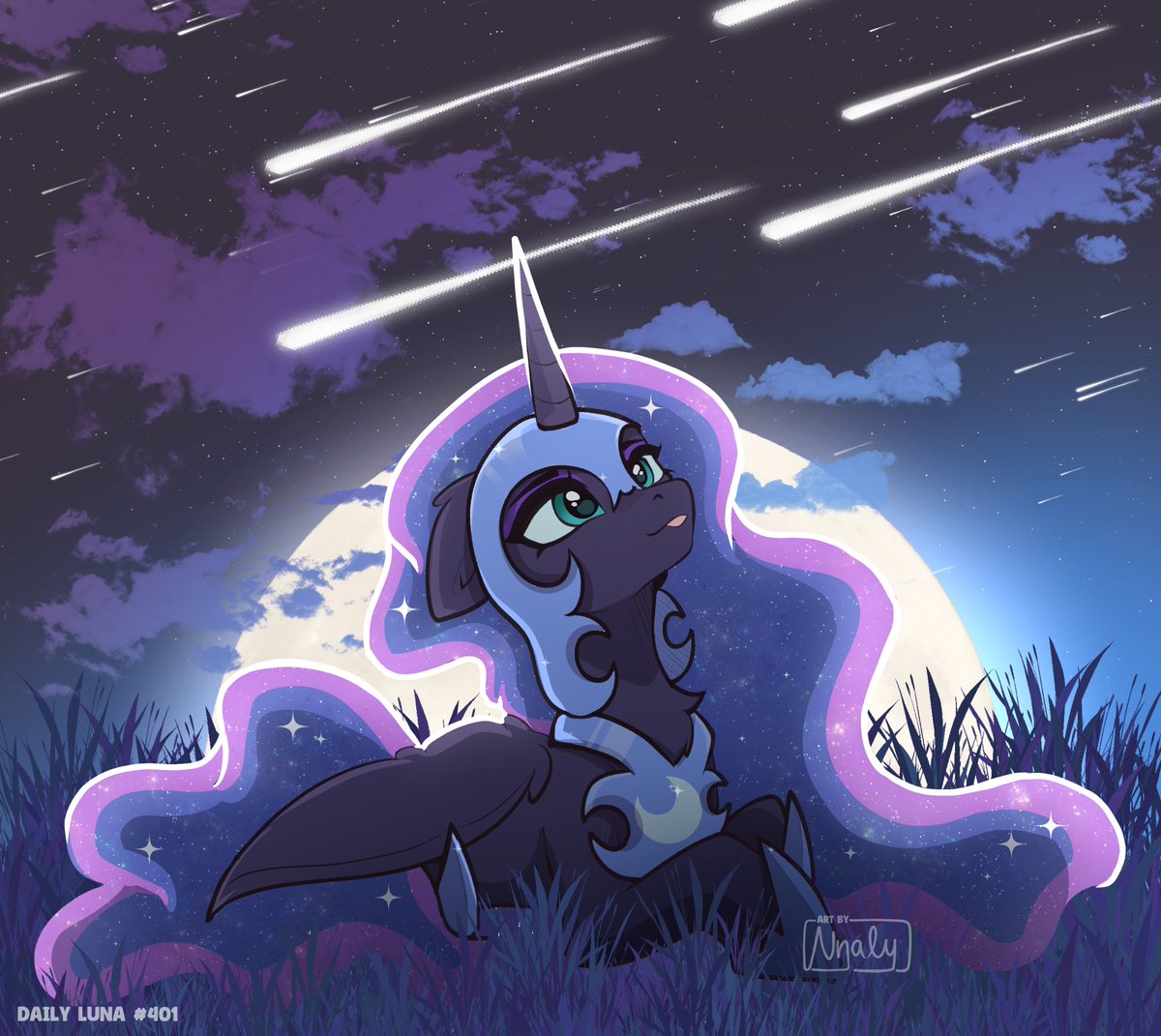 NnalyArt's tweet photo. Day 401 of drawing Princess Luna (Nightmare Moon-tober edition)

#mlp #mylittlepony #dailyluna https://t.co/MvwPbwpdgt