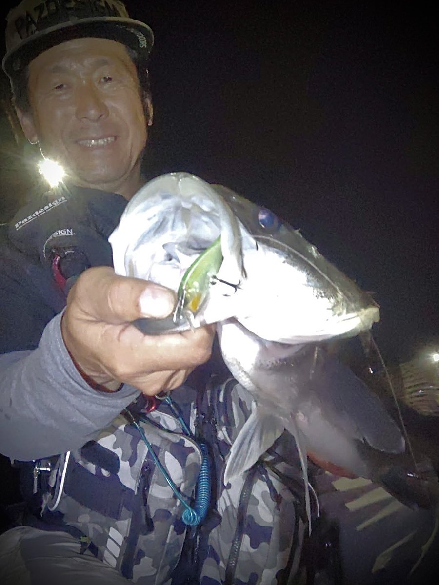ik4UkrARsB0hqZd's tweet photo. 今日も有明海から届いた『KAISHIN MINNOW 75SP』の釣果報告🎣
@Stallion4829
チャートカラーのカイシンミノーのみで、70cmクラスをアタマに、良型&40〜50cmのアベレージサイズを1時間で27本の入れ喰い状態とのこと。
発売が待ち遠しい『KAISHIN MINNOW 75SP』は10月末〜11月上旬を予定。
#NOIKE https://t.co/zjAknBvcQG