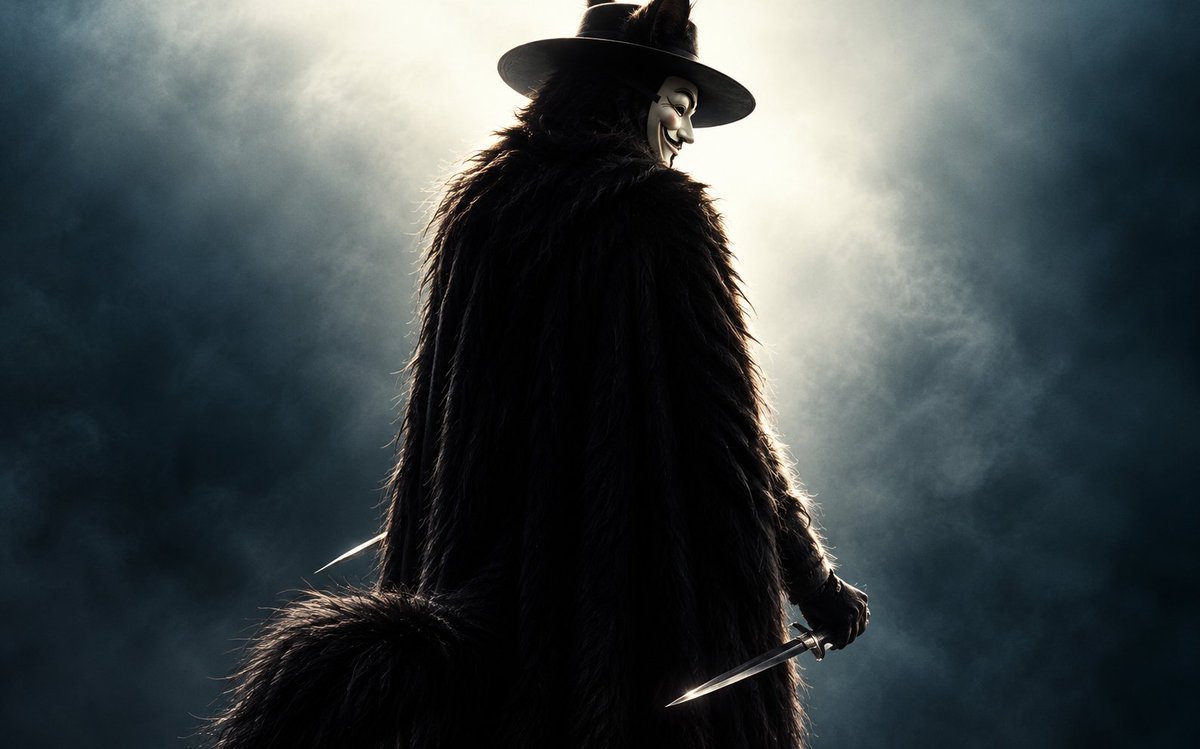 vcatstonk's tweet photo. Voilà.

A veil of vapor. A vacant street. A figure where no figure ought to be.

They may sell the token.
They may flee the scene.
They may even curse the mask.

But ideas are notoriously difficult things to kill.

V for VCAT.
V for VVV.

And tonight, V stands vigilant. https://t.co/K1eQehqeXn
