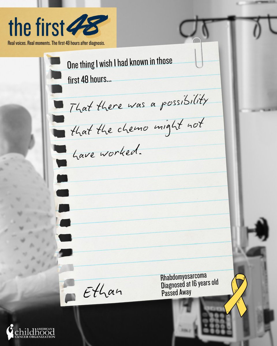 accorg's tweet photo. "The rush from our local hospital to the Children's Hospital and how fast it was to push everything." Ethan was 16 years old when diagnosed with rhabdomyosarcoma. 

Read Ethan’s story and share yours: https://t.co/CRfXtjBvRM https://t.co/GUXQ6vc46N