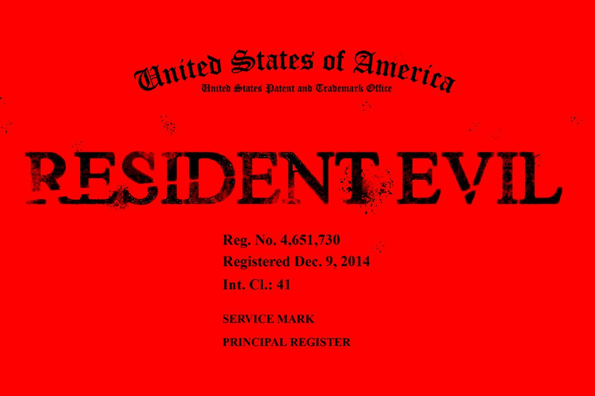 uspto's tweet photo. In the Resident Evil film series characters face mutated monsters.

Supported by the RESIDENT EVIL trademark, the film series is one of the most successful video game adaptations ever.

File for your trademark at America’s Branding Agency: https://t.co/1WYKhHZMVD https://t.co/pKBebj0VQ1
