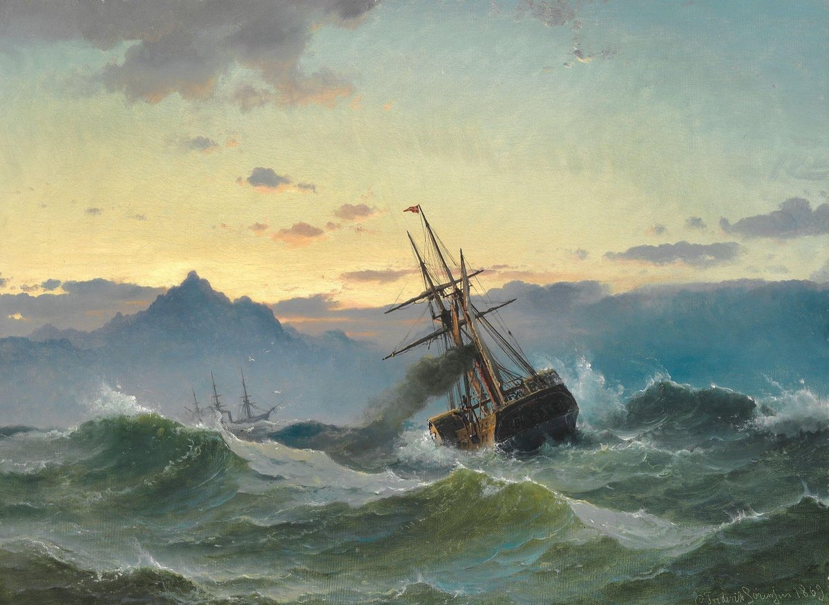 HistoriaJack's tweet photo. The Seacapes of Danish painter Carl Frederik Sørensen https://t.co/ADTbm7wYhj